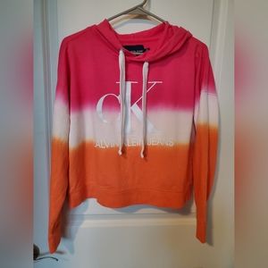 Calvin klein jeans cropped hoodie size small